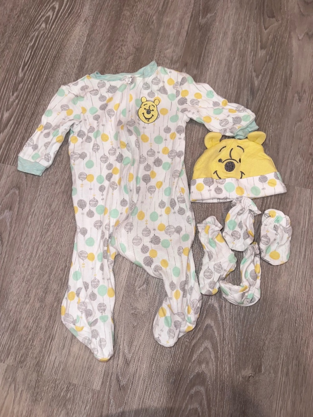 3 for $25 Disney Winnie the Pooh Baby Set 0-3 months